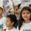BUENOS AIRES, ARGENTINA — Con mucha alegría las niñas y niños participan de las actividades del 16º Foro Internacional de los Soldaditos de Dios, de la LBV.
