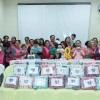 Porto Alegre, RS — Mulheres atendidas no Programa Cidadão-Bebê receberam cobertores que irão amenizar o inverno deste ano, arrecadados por meio da campanha da Diga Sim!