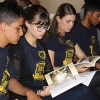 Curitiba/PR — Jovens acompanham a leitura do livro Missão dos Setenta e o 