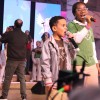 Jovens buscam a bênção e a proteção Divina na Cerimônia do Batismo Espiritual do Jovem Ecumênico da Boa Vontade de Deus. 