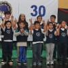 Participantes do programa Criança: Futuro no presente! e alunos da escola da LBV do Uruguai realizaram apresentações musicais durante a celebração.
