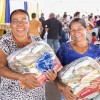 Rio Verde, GO — Com alegria, famílias levam a cesta de alimentos da LBV e renovam a esperança. =)