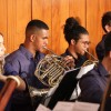 Orquestra durante a Cantata Legionária