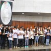 BRASÍLIA, DF — Durante o 40º Fórum Internacional da Juventude Ecumênica da Boa Vontade de Deus, jovens realizam a leitura da obra “Jesus, a Dor e a origem de Sua Autoridade”, mais recente publicação do escritor Paiva Netto.
