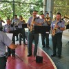 Rio Branco, AC — A Banda da Polícia Militar do Acre apresentou diversas músicas em homenagem às famílias atendidas pela LBV na capital.