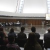 BRASÍLIA, DF — Vista parcial do público presente na Nave do Templo da Boa Vontade, acompanhando a sessão solene com a palavra fraterna e ecumênica do diretor-presidente da Legião da Boa Vontade (LBV), José de Paiva Netto, no 40º Fórum Internacional da Juventude Legionária.
