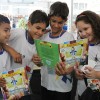 12/04 — Crianças das escolas públicas do Distrito Federal estiveram, nesta manhã, visitando a 2ª Bienal do Brasil do Livro e da Leitura. Entre os destaque de literatura infantil, está a Coleção Ecumênica 'Os Milagres de Jesus', do Selo Soldadinhos de Deus, da LBV.