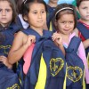 Palmital, PR – Todos os 38 alunos da Escola do Campo Coelho Neto, na região rural Arroio Moreira, receberam os kits pedagógicos da Campanha da LBV.