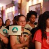 Cristãos do Novo Mandamento de Jesus durante a Sessão Solene do 51º Fórum Internacional da Juventude Legionária. 