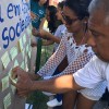 Salvador, BA – Durante todo o evento, houve um cartaz confeccionado pela Juventude Ecumênica. Nele, havia uma pergunta para o público responder: Como vencer a intolerância religiosa em familia e em sociedade? De forma fraterna, todos tiveram a oportunidade de contribuir para um debate construtivo.
