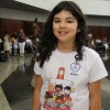 BRASÍLIA, DF — Maria Clara Silva Santos, 7, comentou sobre o tema do 13° Fórum Internacional dos Soldadinhos de Deus, da LBV, 