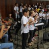 BRASÍLIA, DF — Apresentação cultural dos Soldadinhos de Deus, da LBV, no Templo da Boa Vontade. As crianças são protagonistas do evento.
