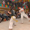 Exhibición de Capoeira, con practicantes de la Asociación Argentina de Capoeira.