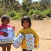 Brasília, DF - O Santuário, onde vivem os povos Tapuia-Fulniôs, Kariri-Xocó, Guajajaras e Kamuu Wapichana, foram beneciados com cobertores da campanha Diga Sim!, da LBV.