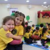 Alumnas del Jardín de Infantes y Preescolar José de Paiva Netto en Asunción
