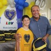 Vila Isabel, RJ — O superintendente do Shopping Boulevard, Cláudio Freire, prestigiou a entrega dos kits pedagógicos.
