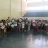 Bom Retiro, SC — As famílias da região se reuniram no Ginásio de Esportes Vereador Osni Scotti para receber os cobertores doados pela LBV.