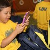 Glorinha/RS - O pequeno Lourenço, 7 anos, deixou um recado ao receber seu kit: