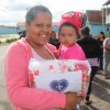 Lages, SC — O sorriso no rosto da beneficiada é a maior prova de que a solidariedade torna o mundo melhor. =D