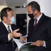 Paulo Medeiros, administrador do Templo da Boa Vontade, e o sr. Yasuharu Fujimoto, diretor da Oomoto Internacional no Brasil.