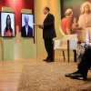 A programação especial também contou com a participação por videoconferência dos ministros-pregadores da Religião Divina, a partir da esquerda: João Carlos de Carvalho, do Rio de Janeiro; Andréa Souza, de Salvador, BA; e Rosiel dos Santos, de Curitiba, PR.
