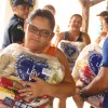 Ji-Paraná, RO — Famílias que vivem em situação de vulnerabilidade social recebem cestas de alimentos da campanha Natal Permanente da LBV — Jesus, o Pão Nosso de cada dia!