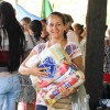 Ji-Paraná, RO — O sorriso estampado no rosto revela a felicidade proporcionada pela LBV durante a entrega das cestas de alimentos da campanha de Natal da Instituição.