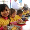 Alumnas del Jardín de Infantes y Preescolar José de Paiva Netto en Asunción