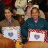 Xanxerê/SC: O sorriso de agradecimento aos colaboradores da LBV pelo presente para aquecer o inverno deste ano.