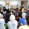 Porto Alegre, RS — Os Soldadinhos de Deus, da LBV, apresentaram a coreografia da musica tema do Fórum: 
