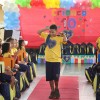 Vitória, ES: Dentre a programação especial preparada para a data, a garotada fez um desfile para expor seus materiais pedagógicos, uniforme e mochila.