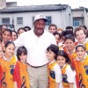 John Amos durante visita ao Centro Educacional José de Paiva Netto no Rio de Janeiro/RJ
