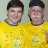 O ator Carlos Vonpinaz Barreto (à esquerda) também está participando da campanha da LBV e declarou, entusiasmado:&nbsp;