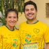 O casal mexicano Cynthia e Maurício Castro Mantoya também apoiou a campanha da LBV. 