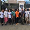 Overcoming every adversity, on Tuesday, December 12, the LGW of the United States took donations collected by the SOS Disaster Campaign to the districts of Mariana and Tejas, in Humacao (about 60 km from the capital, San Juan).