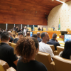 Crianças do Projeto Geração Maré visitam os ambientes do Supremo Tribunal Federal, em Brasília, em uma experiência educativa e inspiradora.