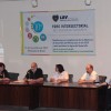 Buenos Aires, Argentina — De izquierda a derecha: Ing. Patricia Perouch, Directora del Área de Responsabilidad Social Corporativa de la Universidad CAECE; Juan Frid, Coordinador del Curso Interdisciplinario para la Urgencia Social CIUS, Facultad de Arquitectura de la Universidad de Buenos Aires; Susana Billordo, educadora del Instituto María Auxiliadora; Carlos Caballero, Coordinador de Educación de la Legión de la Buena Voluntad; y Miguel Gonzalez, educador de la LBV.