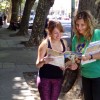 Buenos Aires, Argentina — Campaña de Entronización del Nuevo Mandamiento de Jesús en los corazones de Buena Voluntad, una actividad fraterna en la que los Jóvenes salen a las calles, plazas, avenidas, de casa en casa y a los hospitales para llevar fortaleza y esclarecimiento espiritual, con la revista ¡Jesús Está Llegando! – La revista Ecuménica de la Religión del Tercer Milenio que nos prepara para el Regreso Triunfal del Divino Maestro. 