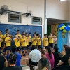 Curitiba/PR — Apresentação do Coral Infantojuvenil Boa Vontade durante o 21º Fórum Internacional dos Soldadinhos de Deus, da LBV
