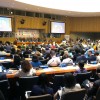 Nueva York, EUA: Vista parcial del Plenario de la ONU donde se realiza, entre el 16 y el 19 de julio, la Reunión de Alto Nivel del Consejo Económico y Social (ECOSOC). Autoridades internacionales y líderes de gobiernos de todo el mundo debaten acerca de cómo desarrollar sociedades sostenibles y resilientes, en comunidades urbanas o rurales.