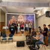 Ribeirão Preto/SP—  Os jovens estão felizes em tocar e cantar para Jesus. Registro do Encontro Jovem de Boa Vontade.
