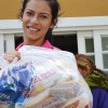São Paulo, SP — Ao receberem suas cestas de alimentos, as famílias têm a certeza de que terão um digno fim de ano.