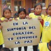 La Paz, Bolivia — Actividad de rompecabezas, con el tema “En la sintonía del corazón, yo comunico la Paz”.