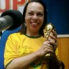 A comentarista Simone Molina, da equipe do programa Show da Manhã, da Super Rádio Tupi, no Rio de Janeiro, RJ, vestiu a camisa da campanha e postou em sua página no Facebook.