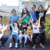 Buenos Aires, Argentina — Soldadinhos de Deus, da LBV, e Jovens Ecumênicos da Boa Vontade de Deus cantam a música tema desse Fórum, na versão em espanhol: 