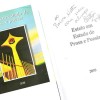 Mesmo passando por problemas de saúde, a escritora Esther Moretti Nunes Fujisawa uma das autoras de Esteio em estado de prosa e poesia: antologia de prosa e poesia gentilmente encaminhou ao estande da Super Rede Boa Vontade de Comunicação, um exemplar da obra ao dirigente da LBV com a seguinte mensagem: 