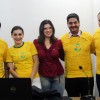 Da esq. à dir.; o&nbsp;advogado e membro da comissão do direito Esportivo da OAB/Goiás, Daniel Santana;&nbsp;a jornalista e produtora da Rádio Interativa FM, Larissa Rodrigues;&nbsp;Juliana Valim, da LBV; o empresário e diretor executivo da Agência Cerrado, Renatho Melo; e Edy Medrado, diretor executivo do Grupo Medrado.
