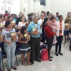 Duque de Caxias, RJ – Famílias estudam sobre a Volta Triunfal de Jesus durante o Encontro das Igrejas Familiares da Religião Divina.