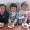 BUENA VISTA, BOLIVIA — Children assisted by the Charity Round program.