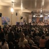 São Paulo, SP — O presidente-pregador da Religião do Terceiro Milênio, José de Paiva Netto, discursa na sessão solene de conclusão do 42º Fórum Internacional do Jovem Ecumênico da Boa Vontade de Deus. O pronunciamento é transmitido para o mundo inteiro, via satélite, pela Super Rede Boa Vontade de Comunicação (TV, rádio e internet).
